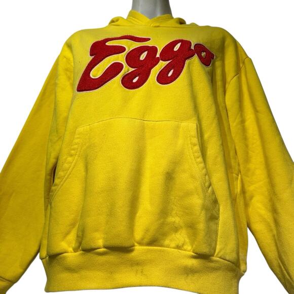 Kellogg’s Eggo Waffles Yellow Tracksuit Hoodie Sweatpants Set Unisex Size S M - Picture 2 of 16
